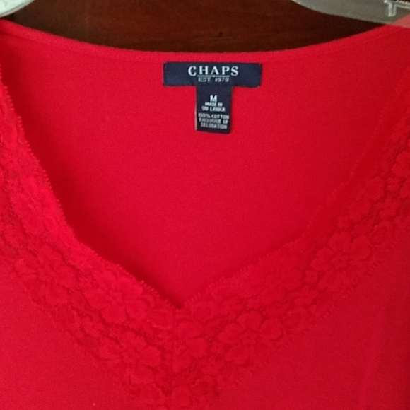 Top Red Chaps Size Med - Picture 3 of 3